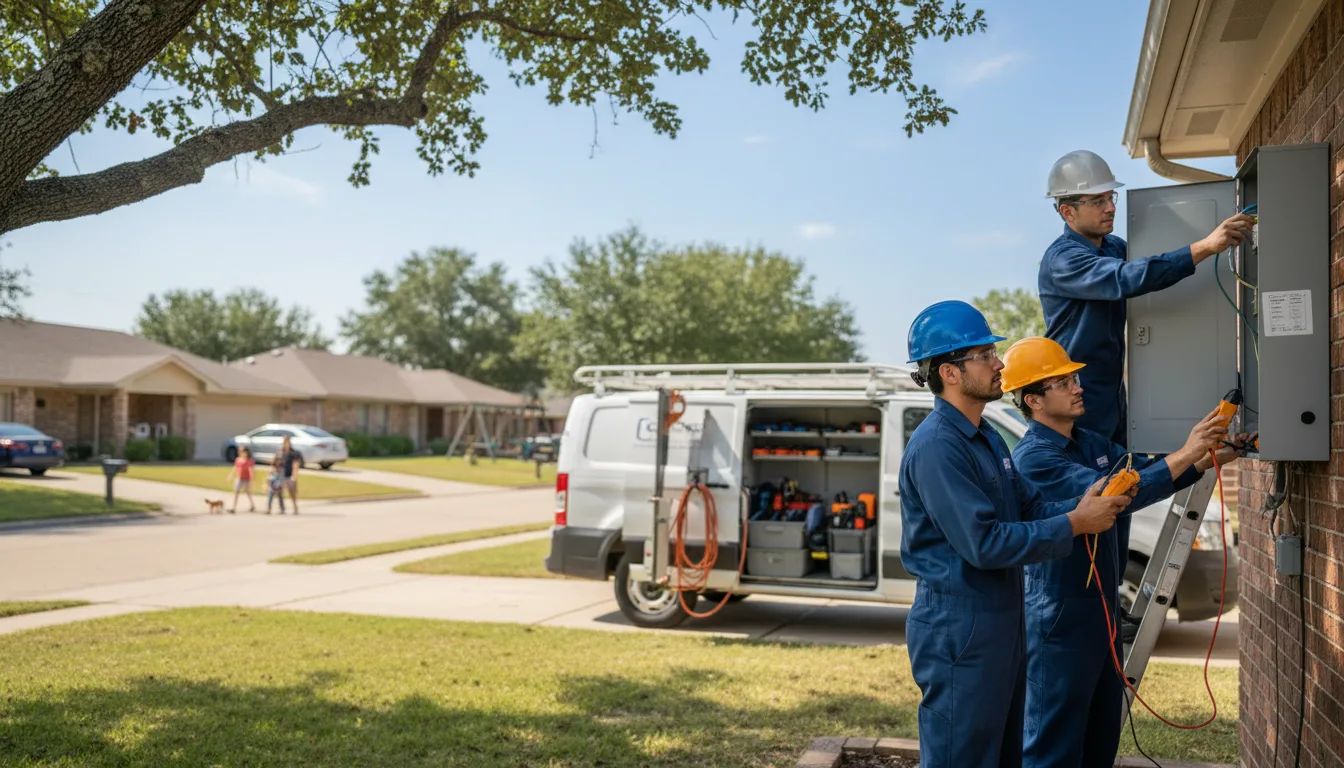 Certified electrician providing emergency electrical services in Leon, IA
